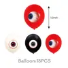 Nuevos Suministros para Fiesta Temática de Ojos de Halloween Decoraciones de Cumpleaños Accesorios de Decoración de Fiesta Platos de Papel Vasos de Papel Manteles