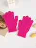 Explosões transfronteiriças luvas monocromáticas luvas de tricô quentes de inverno luvas para amantes de viagem luvas anticongelantes para passeios luvas adultas