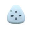 Funda de silicona para llave de control remoto de coche Toyota Corolla, cubierta protectora para carcasa de llave de coche Camry