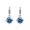Pendientes de plata de ley S925 con circonita para mujer, moda coreana transfronteriza, pendientes de temperamento, pendientes de red roja, alta gama, venta al por mayor de fábrica