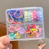 Pinzas y Gomas para el Cabello Especiales para Muñecas de Algodón, Materiales Hechos a Mano para DIY, Alta Elasticidad, Gomas para el Cabello No Dañinas para Muñecas que Lloran