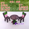 Acessórios para rochas pedra absorvente de água ornamentos para bonsai micro-paisagem suculentas musgo decoração mini pequena mesa cadeira garrafa de vinho café