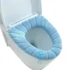 Funda de Asiento de Inodoro de Felpa para Invierno con Asa Engrosada, Funda de Asiento de Inodoro Universal Cálida de Felpa para el Hogar, Lavable
