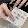 Celebridad de Internet Elfo Sinfónico Mariposa Arte de Uñas Diamante Resina Aurora Destello Denso Hielo Transparente Super Destello Accesorios Tridimensionales Decoraciones para Uñas