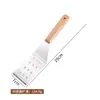 Espátula Teppanyaki, Espátula de Panqueca, Espátula de Pizza de Aço Inoxidável, Espátula para Cozinhar Hambúrguer e Ovo, Utensílios de Cozinha