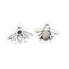Suministro directo de fábrica accesorios de joyería yin hai colgante de abeja de plata antigua colgante pequeño 20*16MM venta al por mayor