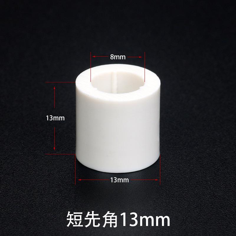 21智贝规格图桌球杆铜箍防爆塑料大头杆先角台球杆皮头枪头修理