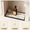 Tapete Absorvente Simples para Nicho de Banheiro, Tapete de Secagem Rápida Anti-mofo, Tapete à Prova de Umidade para Prateleira de Banheiro, Novo Tapete Drenante para Bancada de Banheiro