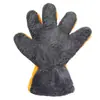 Guantes de Cinco Dedos de Terciopelo Coral de Doble Cara, Guantes de Limpieza Multifuncionales de Cinco Dedos, Guantes de Terciopelo Coral para Lavado y Cuidado de Automóviles