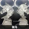 Guerrero de Terracota Obra de Arte de Resina Adorno de Cristal Escritorio del Jefe Decoración del Hogar Regalo Estilo Lujo Ligero