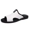 Sandálias Plus Size Transfronteiriças Verão Novo Estilo temu Amazon Respiráveis Antiderrapantes Externas Casuais Chinelos de Couro Sapatos Masculinos Plus Size