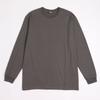 Camiseta pesada de algodón blanco de 260 g para hombre y mujer, color sólido, cuello redondo, primavera y otoño, americana gruesa, fondo de aguja doble pieza