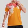 Camiseta Deportiva Casual de Verano de Manga Corta para Hombres y Mujeres, Holgada, Transpirable, de Seda de Hielo, Moderna, para Fitness, Cuello Redondo