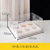 Caixa de cupcakes transparente de PET caixa de presente embalagem embalagem de alimentos suporte de papel para bolo de panificação fabricantes atacado