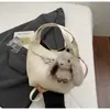 Bolso de cubo vintage de dos piezas para mujer, gran capacidad, moda de nicho, bolso versátil para mujer, nuevo bolso de hombro y cruzado de moda 2026