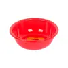 Evento feliz familiar festivo rojo plástico lavabo dote de boda lavabo rojo grande rojo maquillaje feliz Lavabo