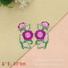 Patch de Passar Rosa, Patch de Tecido Bordado para Jaqueta de Penas, Patch Bordado Elétrico, Patch, Apliques Decorativos para Roupas de Performance