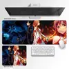 Alfombrilla de ratón para gaming Sword Art Online Esports Almohadilla de apoyo para la muñeca Alfombrilla de ratón personalizada Alfombrilla de escritorio extragrande Alfombrilla de escritorio antideslizante para oficina