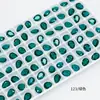 Rinestones para Uñas Artísticas Dongzhou Ice Clear 8*6mm Rhinestones Transparentes Forma de Gota Accesorios para Pendientes DIY Rhinestones Sueltos de Colores Rhinestones con Base Puntiaguda