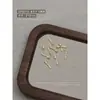 Accesorios para Uñas de Cuchillo y Tenedor Transfronterizos Estilo Popular de Celebridad de Internet Oro y Plata Imitación Vajilla Mini Cuchara Pequeña Aleación Accesorios para Uñas