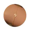 Pulseira Fina Amazon Cross-Border New Letter, Pulseira Elegante e Fashion para Meninas, Versátil para o Trabalho e Festas Diárias