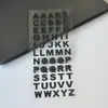 Adesivos de Letras Inglesas com Pó de Ouro e Diamante para Diário, Adesivos Decorativos Brilhantes 3D Autocolantes, Adesivos de Letras Coloridos