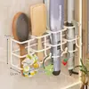Estante de Almacenamiento para Rizadores de Baño, Soporte Antiescaldaduras para Planchas, Soporte de Pared para Planchas Alisadoras y Peines de Baño, Instalación sin Taladro