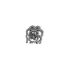 Clip pequeño de tiburón hueco de rosa coreano de lujo ligero, versátil, con diamantes de imitación, temperamento, flequillo lateral, cabello suelto, clip superior, horquilla
