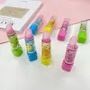 Borracha de batom criativa Desenho animado fofo para escola material escolar borracha giratória formato de batom atacado