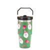 Nuevo Vaso Navideño para Coche de 20 oz de Gran Capacidad 304 Acero Inoxidable Vaso Termo al Vacío Alto Valor de Color Vaso Portátil de Mano