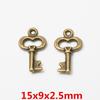 Acessórios de joias de liga vintage DIY bronze antigo pingente de colar de chave vendas diretas da fábrica