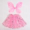 Alas de Mariposa para Niños Accesorios para Niña Falda de Gasa Brillante Regalo de Cumpleaños Accesorios Atrezzo para Actuación Escénica Venta al por Mayor