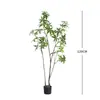 Árvore de Dinheiro Artificial de Alta Qualidade, Árvore da Felicidade, Árvore de Borracha para Decoração de Chão de Sala de Estar Interna, Plantas Artificiais Verdes para Paisagismo de Hotel