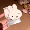 Pegatina Linda de Flequillo de Conejo Miffy Corazón Dulce de Niña Velcro Dibujo Animado Estilo Ins Más Fácil de Combinar Mascarilla Accesorios para el Cabello Estilo Nuevo