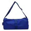 Bolsa de Torrada Tendência Casual Nylon Grande Capacidade Esportiva Alça Larga Transversal Ombro Único para Fitness e Viagem Bolsa Versátil