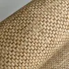 Papel Tapiz de Paja, Tejido de Esterilla, Papel Tapiz para Fondo de TV de Sala de Estar Estilo Japonés y Chino