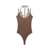 Ropa europea y americana para mujer transfronteriza, popular mono de encaje con cuello halter de venta caliente en AliExpress