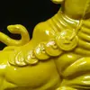Vaca de Cerâmica Vaso Sanitário Vaso Sanitário Absorvente de Água Decorações para Casa Wangcai Tang Sancai Vaca Amarela Búfalo Ornamentos da Sorte