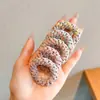 Elásticos Coloridos Trançados de Alta Elasticidade, Duráveis e Suaves com o Cabelo, Acessórios de Cabelo Modernos para Mulheres para o Início da Primavera, Elásticos Frescos e Simples