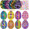Amazon popular Páscoa scratch pintura DIY especial-forma colorido papel de rascunho decoração de férias para crianças ovos coloridos atacado