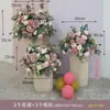 Nuevo Estilo Chino Señal de Agua Artificial Juego Completo de Trípode Floral Bolsa de Papel Combinación de Flores Celebración de Inauguración de Exposición Metabo