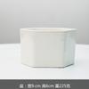 Maceta de cerámica para suculentas, logotipo imprimible, porcelana blanca simple, creativa, adornos bonsái de flores artificiales, comercio exterior transfronterizo, jardinería