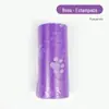 Sacos para Fezes de Pet, Sacos Coloridos Espessos para Cocô de Cachorro, Sacos Descartáveis para Lixo de Passeio de Cachorro, Conveniente, Prático e Ecológico