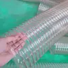 Bolsa de Tela Manguera Colectora de Polvo Fábrica Venta al por Mayor PU Poliuretano Manguera de Cable de Acero Chapado en Cobre Maquinaria para Carpintería Ventilación Tubo de Polvo