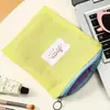 Bolsa de almacenamiento con cierre de broche de cierre automático, monedero portátil de dibujos animados, organizador de viaje para cables de datos, auriculares y joyas