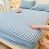 Faldón de Cama Acolchado de Algodón Puro 2026 Estilo Nuevo Cubierta Protectora de Colchón Universal para Todas las Estaciones 100% Algodón a Prueba de Suciedad Antideslizante Juego de Tres Piezas