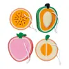 Atacado de Suprimentos de Limpeza para Cozinha, Esponja Grossa Fofa em Formato de Fruta Grande, Pano para Lavar Louça, Lenço Esponja Removedor de Gordura e Manchas