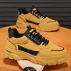 Otoño 2026 Nuevos Zapatos de Seguridad para Trabajo de Cuero Antideslizantes y Resistentes al Desgaste para Hombre Botas de Trabajo Deportivas Martin Zapatillas