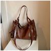Bolso Grande de Alta Gama Retro Transfronterizo 2026 Nuevo Bolso para Mujer Otoño e Invierno Versátil Bolso Cruzado Bolso de Hombro Tote
