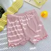 Pantalones de Seguridad para Niñas Anti-rozaduras Ligeros de Verano Finos Pantalones Cortos Básicos de Modal para Niños Calzoncillos Bóxer para Niñas de Edad Media y Grandes